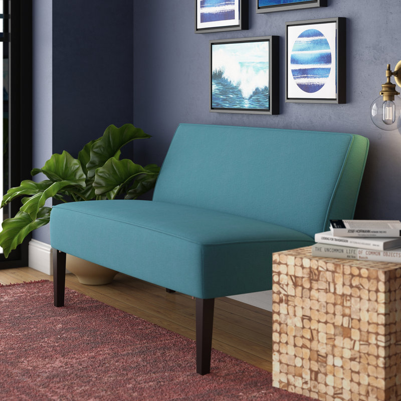 Beachcrest Home Allen 50" Armless Loveseat & Reviews Wayfair.ca